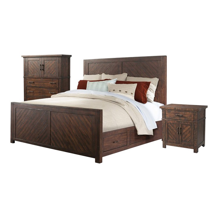 Crossroads Furniture JX600-QB Brandywine Queen Bed Complete