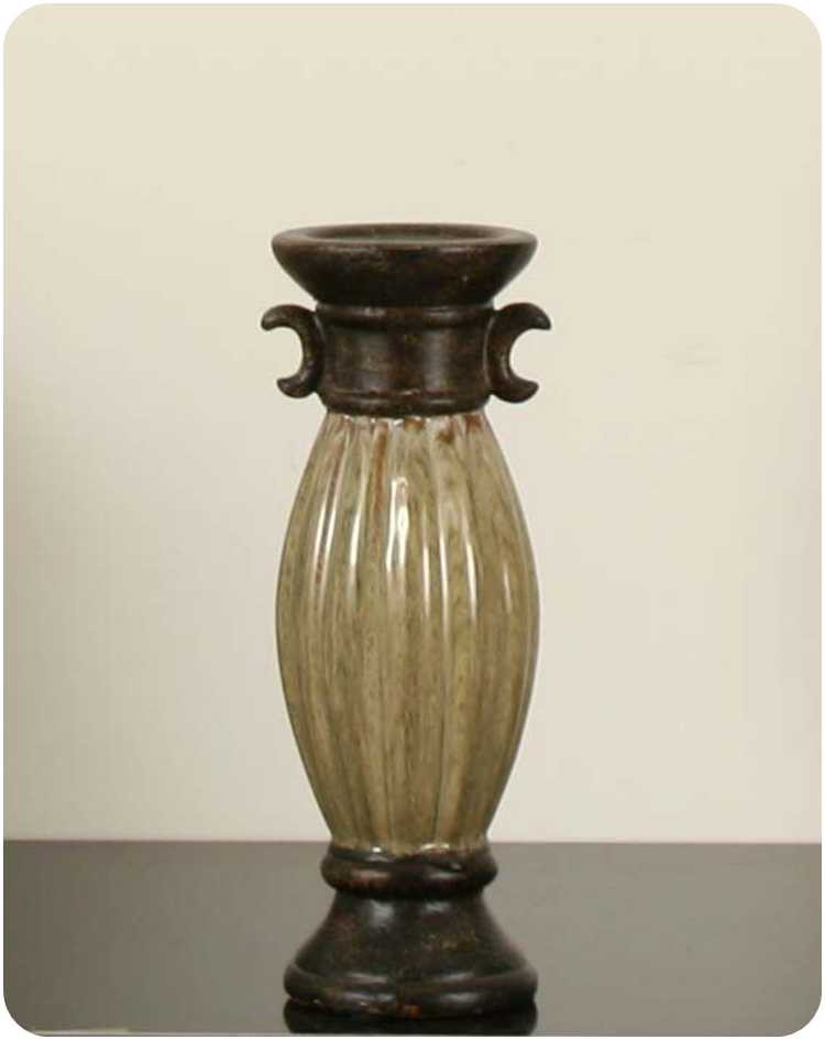 Sherwood Hy184s Mist Green Ceramic Candle Holder-629
